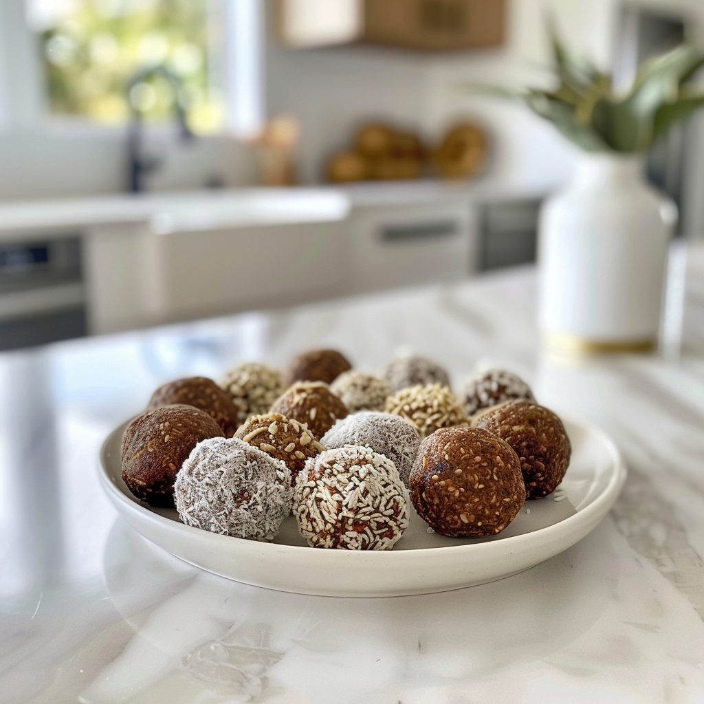 Energy balls with ashwagandha